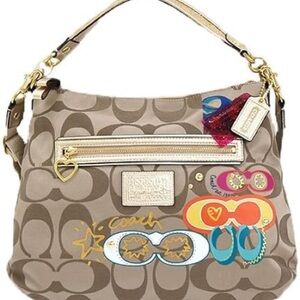 COACH Y2K 20962 DAISY POP C APPLIQUÉ HOBO Handbag Purse Bag